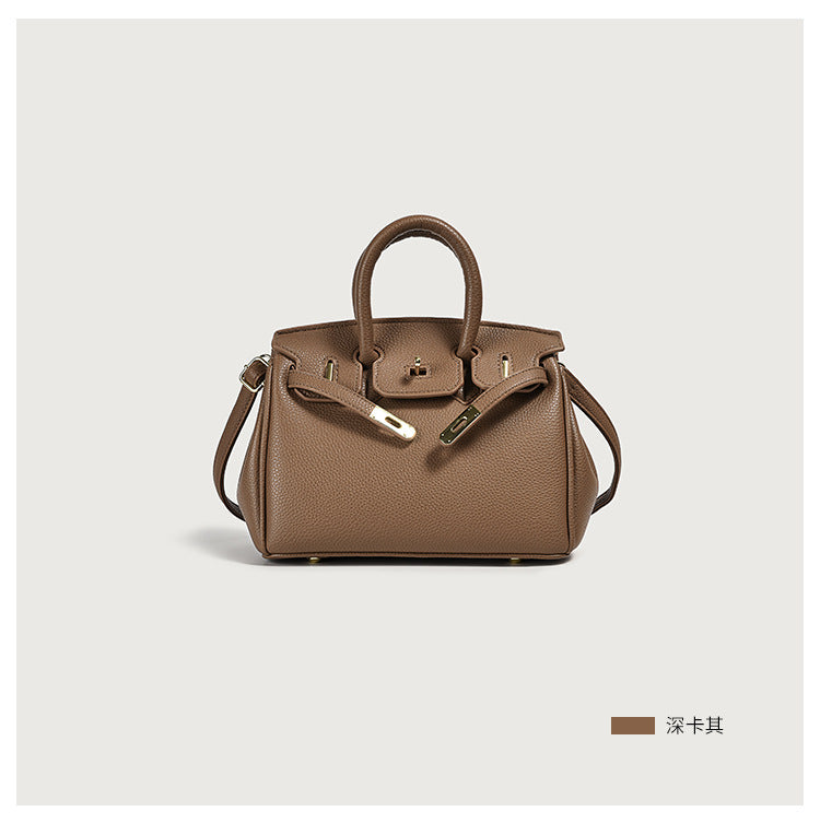 Pu Leather Ladies Hand Bags Tote Bags Vegan Top Handle Female Classic Handbags For Women Luxury Dark khaki
