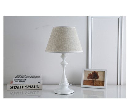 Wooden Room Lamp White gray