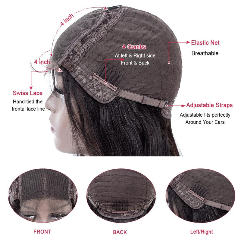 Front Lace Short Curly Hair Fashion