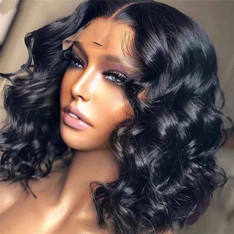 Front Lace Short Curly Hair Fashion