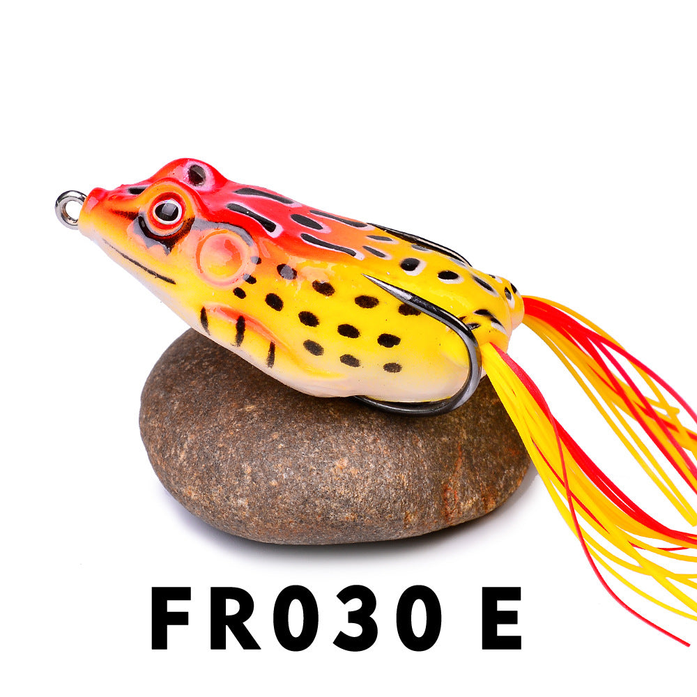 New Thunder Frog Lure Fake Bait Simulation Fake Bait Soft Bait Lua Bait Black Fish Bait E
