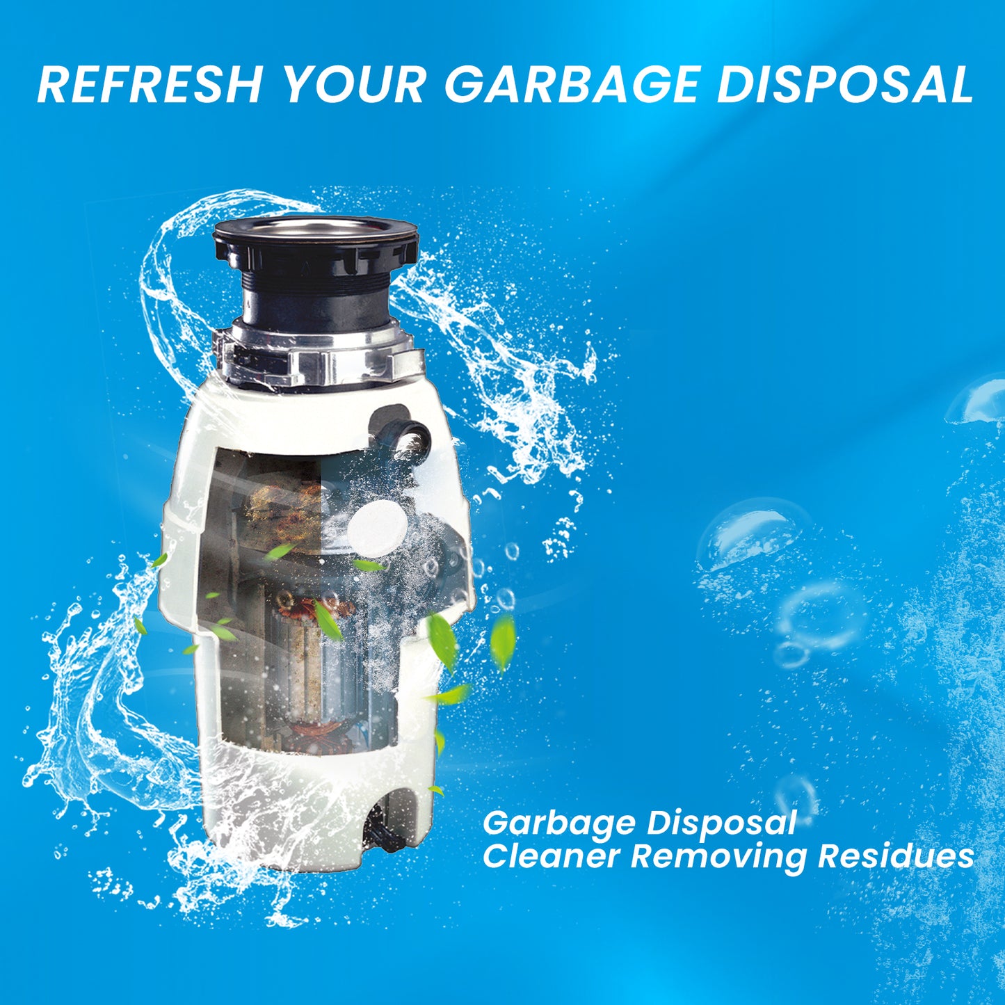 Sink Cleaning Tablet, Kitchen Sink Cleaning Grease Stains Dirt Dredging Pipe Cleaning Tablets