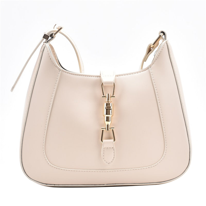 Top Quality Luxury Brand Purses and Handbags Designer Leather Shoulder Crossbody Bags for Women Fashion Underarm Sac A Main New White 26cm-21cm-6cm
