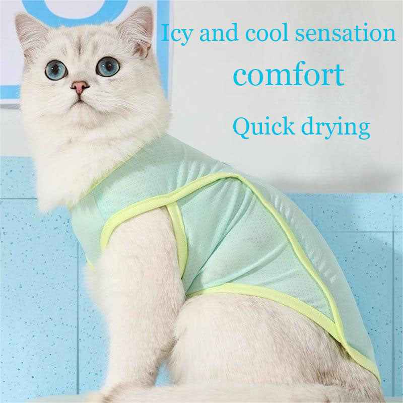 Cat clothes prevent hair loss in summer, thin cloth puppets for cats and dogs, summer kittens, pets, and kittens, sun protection