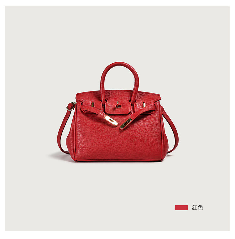Pu Leather Ladies Hand Bags Tote Bags Vegan Top Handle Female Classic Handbags For Women Luxury red
