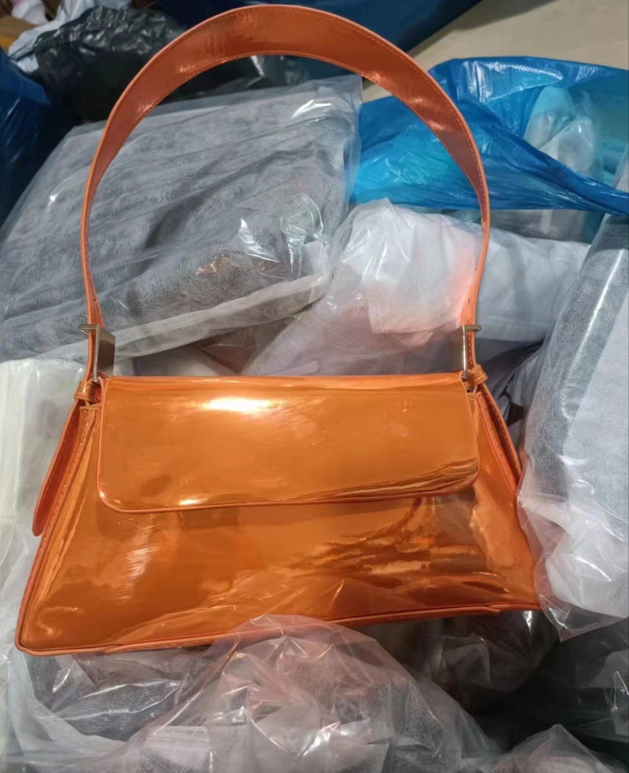 Autumn New All-match Shoulder Bag Orange