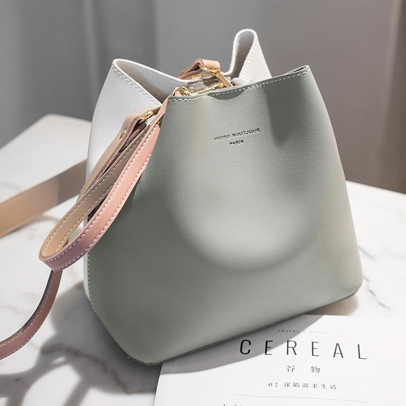 New arrival designer large capacity pu leather ladies messenger bags female purses girls shoulder bag women handbags Grey