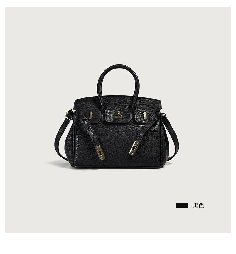 Pu Leather Ladies Hand Bags Tote Bags Vegan Top Handle Female Classic Handbags For Women Luxury black