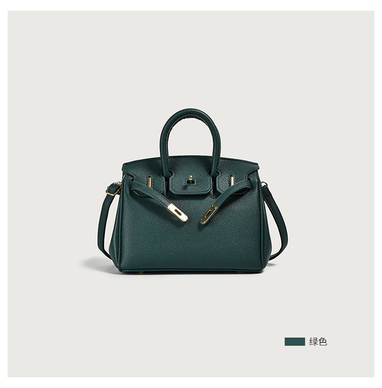 Pu Leather Ladies Hand Bags Tote Bags Vegan Top Handle Female Classic Handbags For Women Luxury green