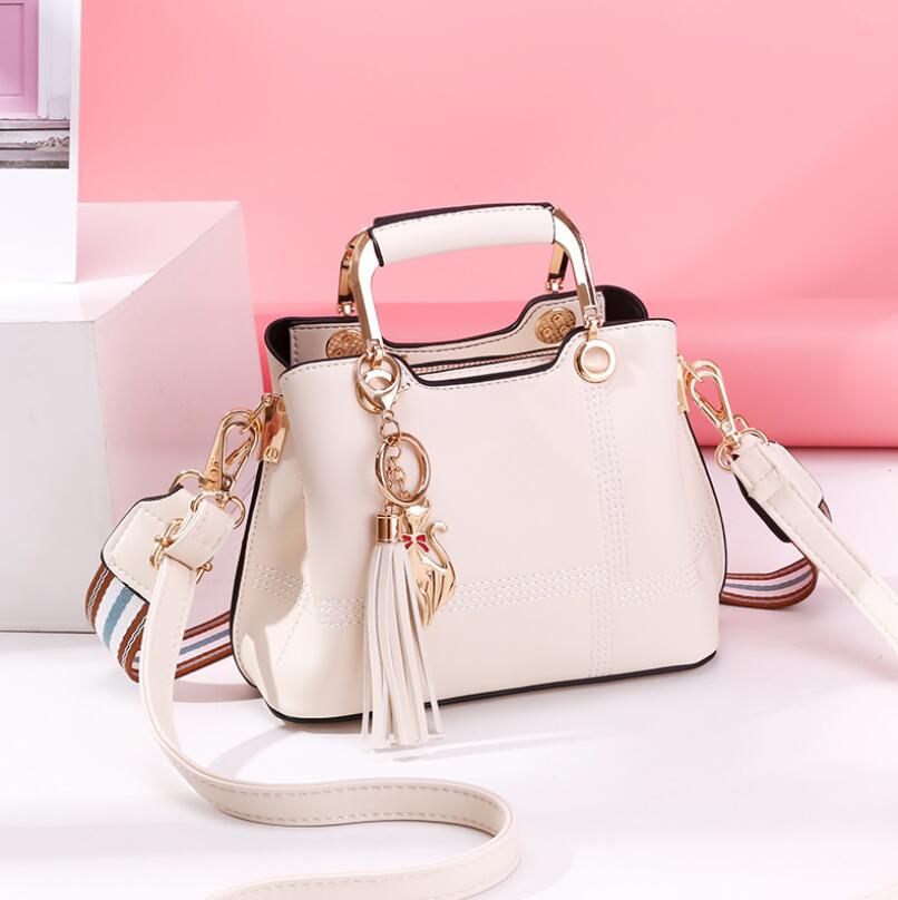 High Quality Female Handbags New Beige