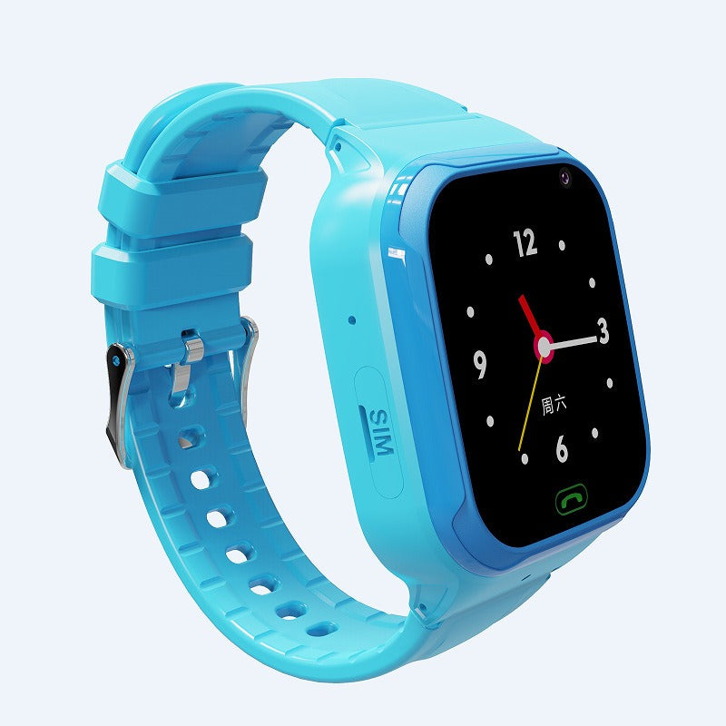 LT36 4G Kids Smart Watch WIFI LBS SOS Clock Kids Watch Video Call Chat Phone Wach Remote Monitoring IP67 Waterproof Smartwatch Blue