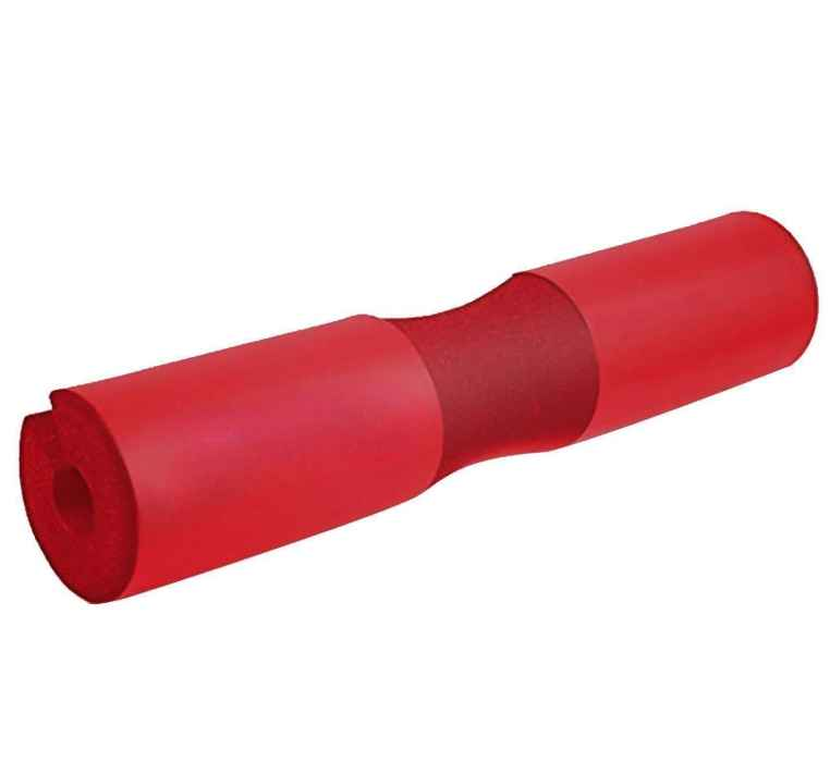 Strength Squat Pad, Comfortable Barbell Sponge for Hip, Squats and Lunges Orange barbell mat Red