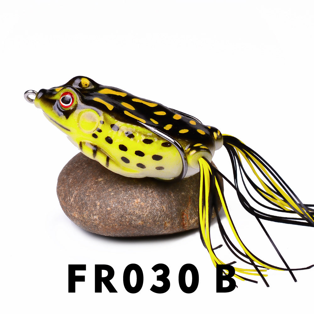 New Thunder Frog Lure Fake Bait Simulation Fake Bait Soft Bait Lua Bait Black Fish Bait B