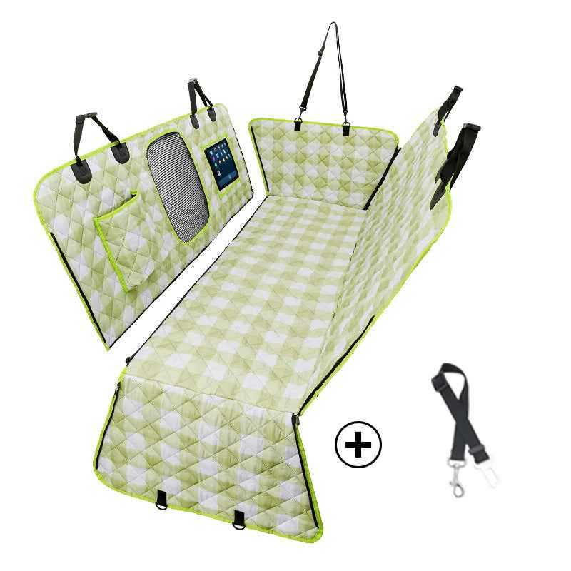 Divisible Waterproof Car Seat Pad for Rear Seats - Suitable for Pets and Humans, Thickened and Water-Resistant Automotive Backseat Pet Pad