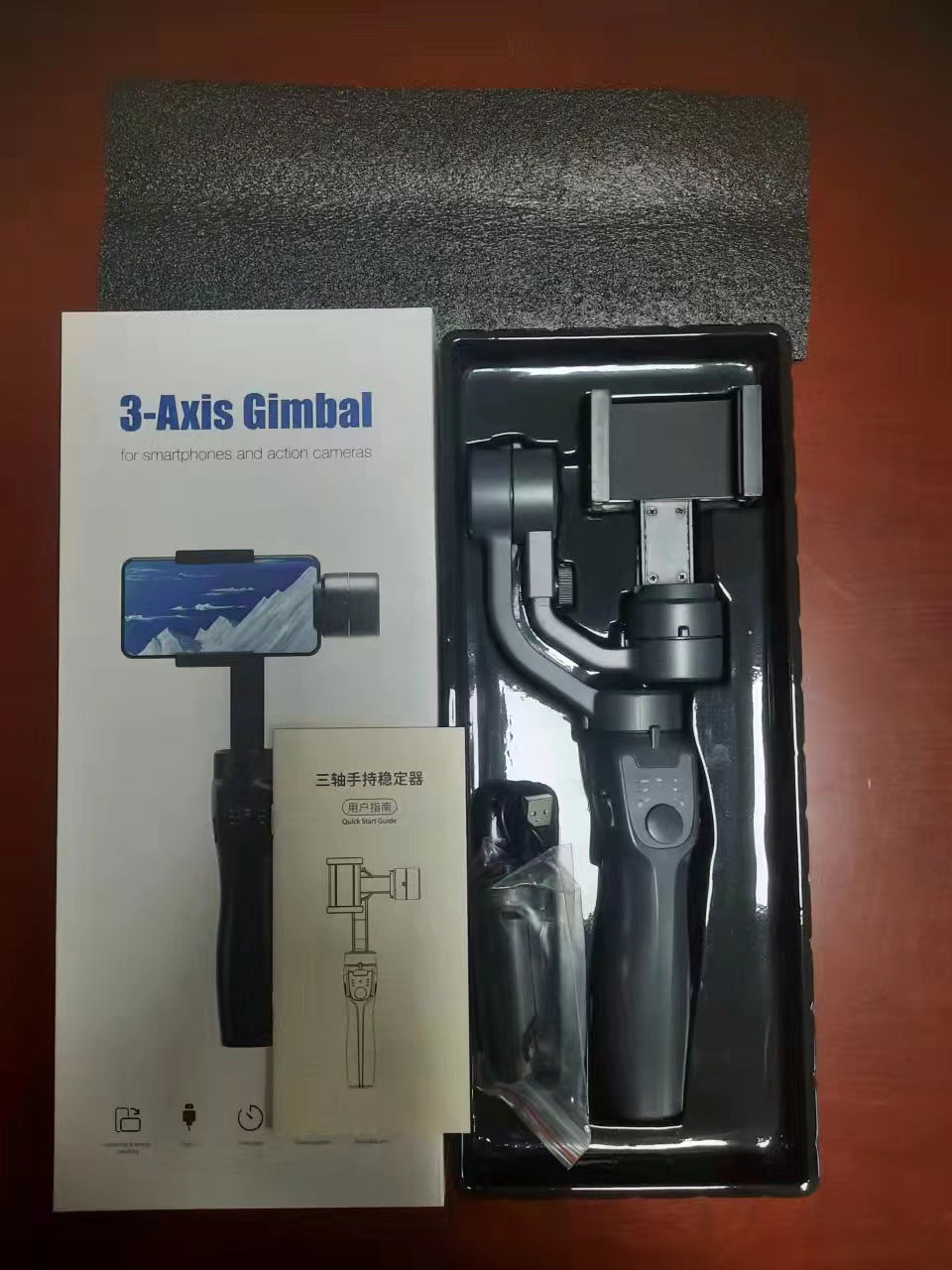 H4/F6/F8/F10 three-axis handheld mobile phone stabilizer video recording outdoor anti-shake shooting bracket Selfie Stick F8