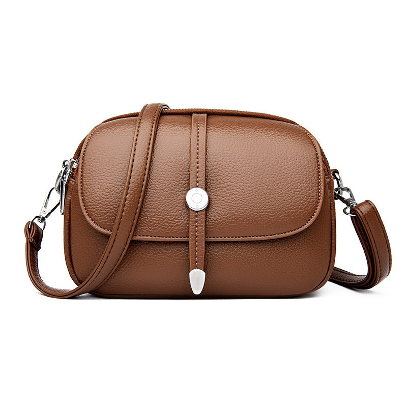 City Simple Women's Bag Crossbody Shoulder Dark Brown