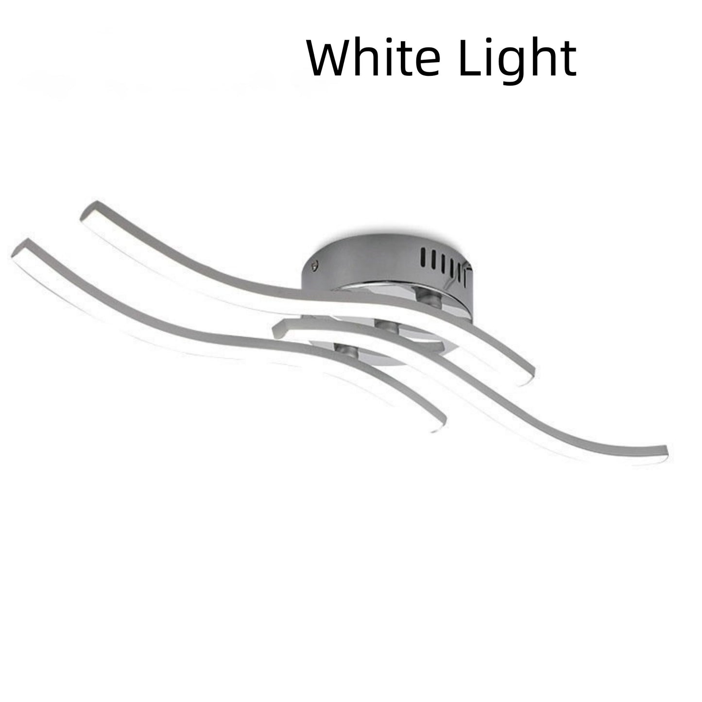 Ceiling Lamp Living Room Balcony Bedroom Lighting White Light Three wave lights 18W