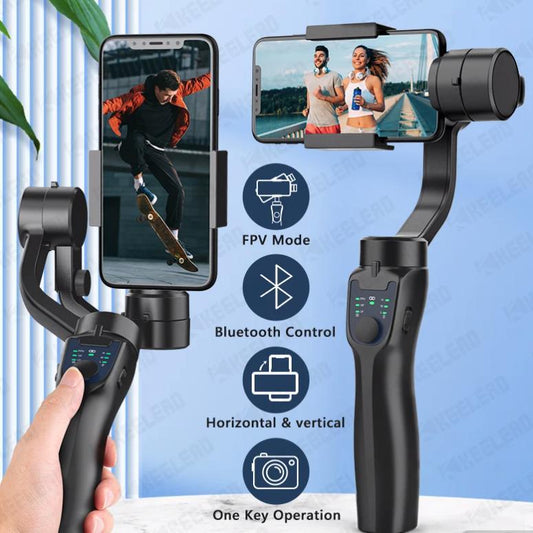 H4/F6/F8/F10 three-axis handheld mobile phone stabilizer video recording outdoor anti-shake shooting bracket Selfie Stick