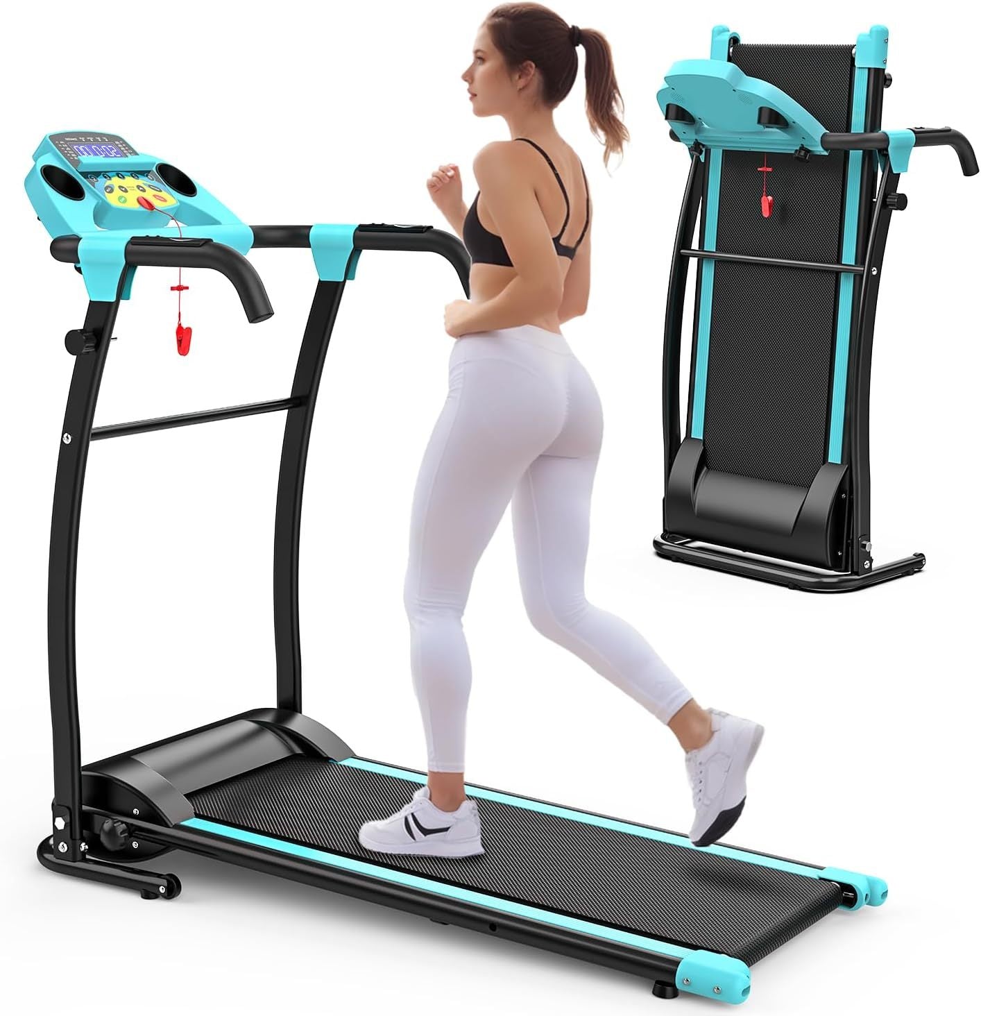 2-in-1 Walking Treadmill Pad With Remote Controller [ Free Shipping 3-5 Day ] Blue
