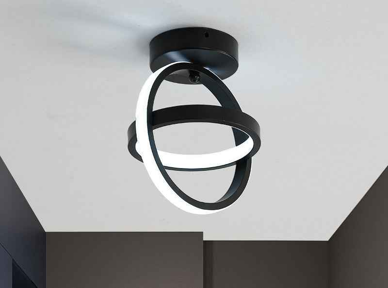 Aisle Light Corridor Light Nordic Led Simple Modern Cloakroom Light Creative Simple Entrance Hallway Black 2