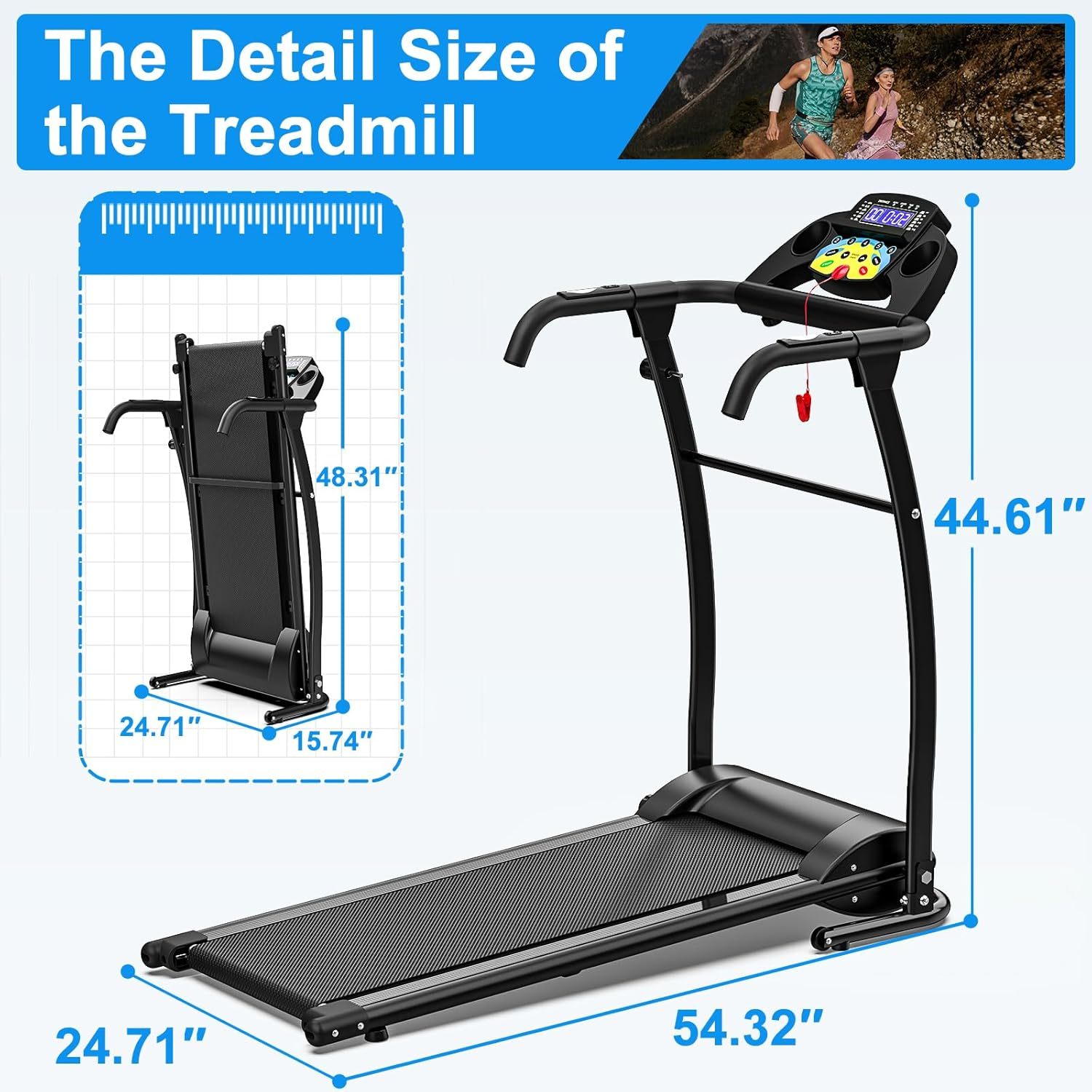 2-in-1 Walking Treadmill Pad With Remote Controller [ Free Shipping 3-5 Day ]