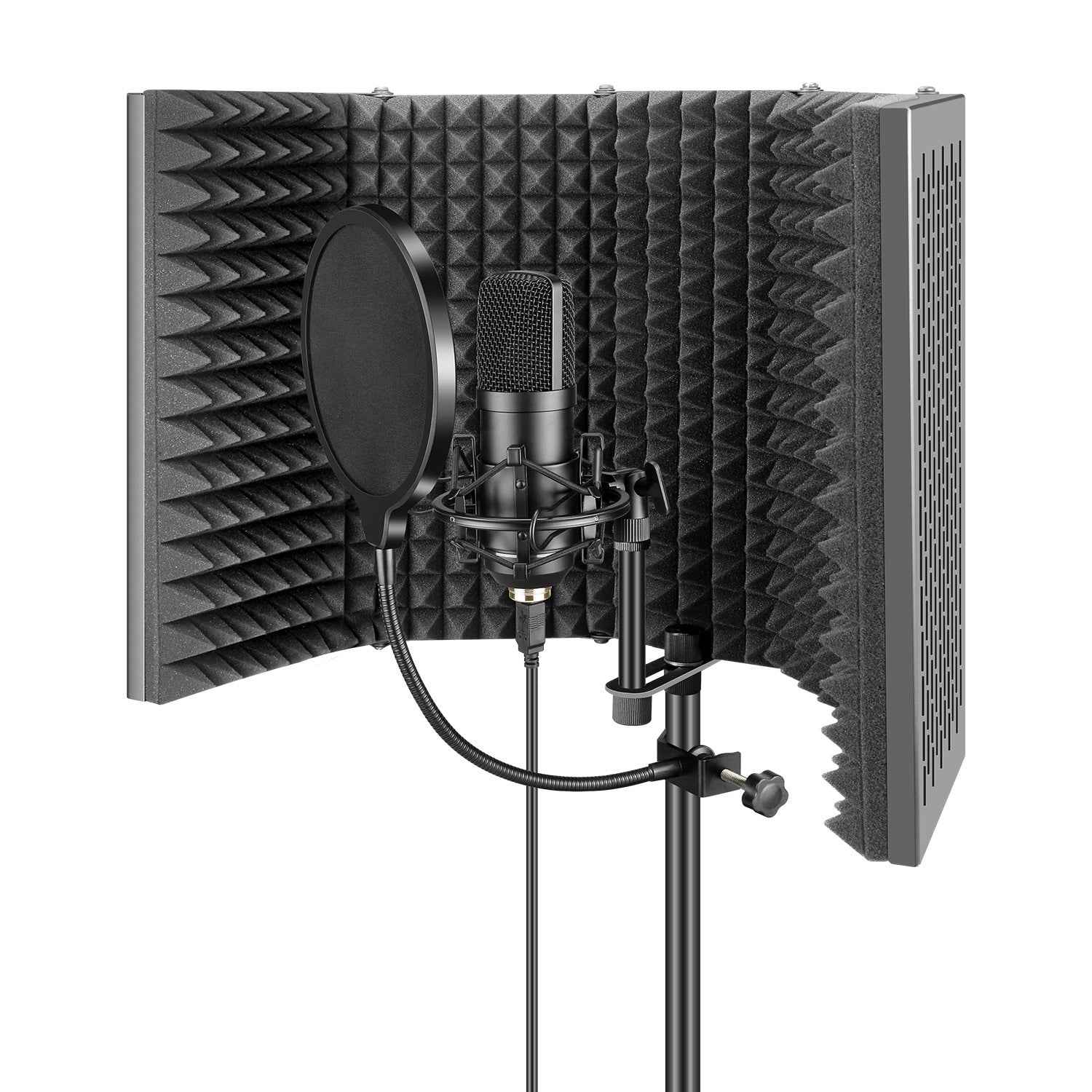 Microphone Recording Studio High-Quality Noise Reduction Screen Blowout Prevention Net Windshield