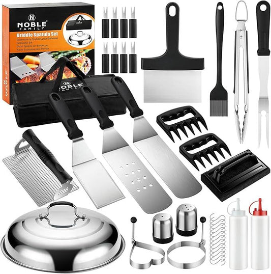 37PC Flat Top Grill Accessories Set
