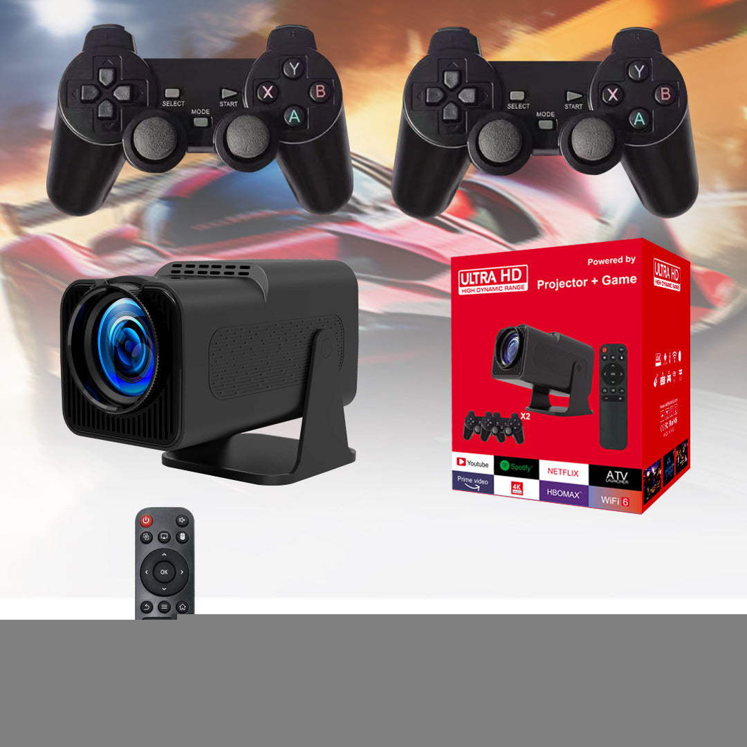 Mp3 Games 32Gb F600 Projector Draagbare Draadloze 4K Full Hd Video Lcd 1080P Home Android 180 Graden Pk Hy320 Outdoor Projector HY320 Projector + Game US Stan