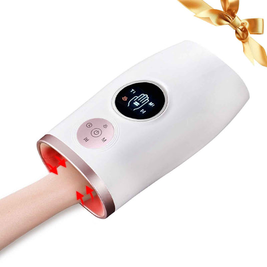 3-Speed Hand Massager With Heat, Air Compression [aFree Shipping]