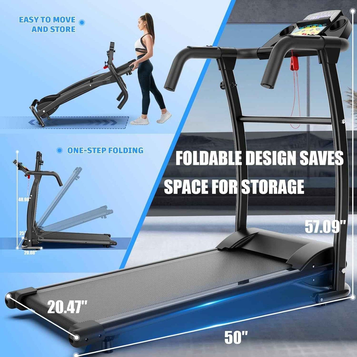 2-in-1 Walking Treadmill Pad With Remote Controller [ Free Shipping 3-5 Day ]