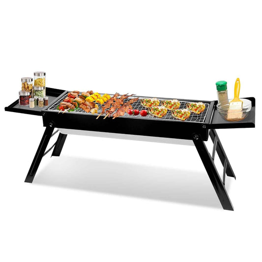 1Pc Foldable Charcoal BBQ Grill
