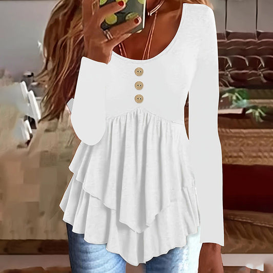 Womens Casual Long Sleeve T-Shirt