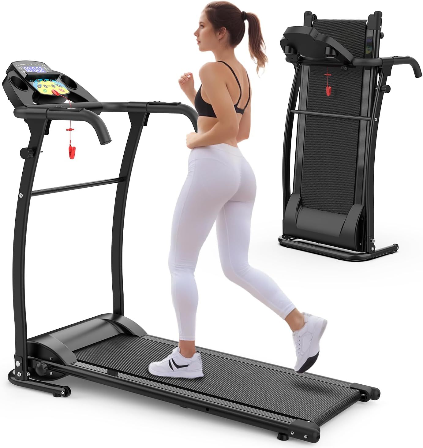 2-in-1 Walking Treadmill Pad With Remote Controller [ Free Shipping 3-5 Day ] Black