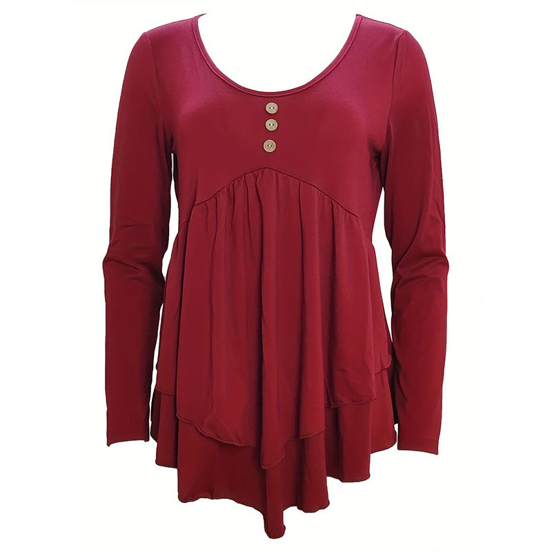 Womens Casual Long Sleeve T-Shirt