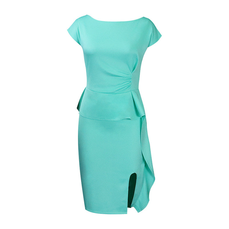 Formal Party Cocktail Pencil Midi Dress [5-7 Day Free Shipping]