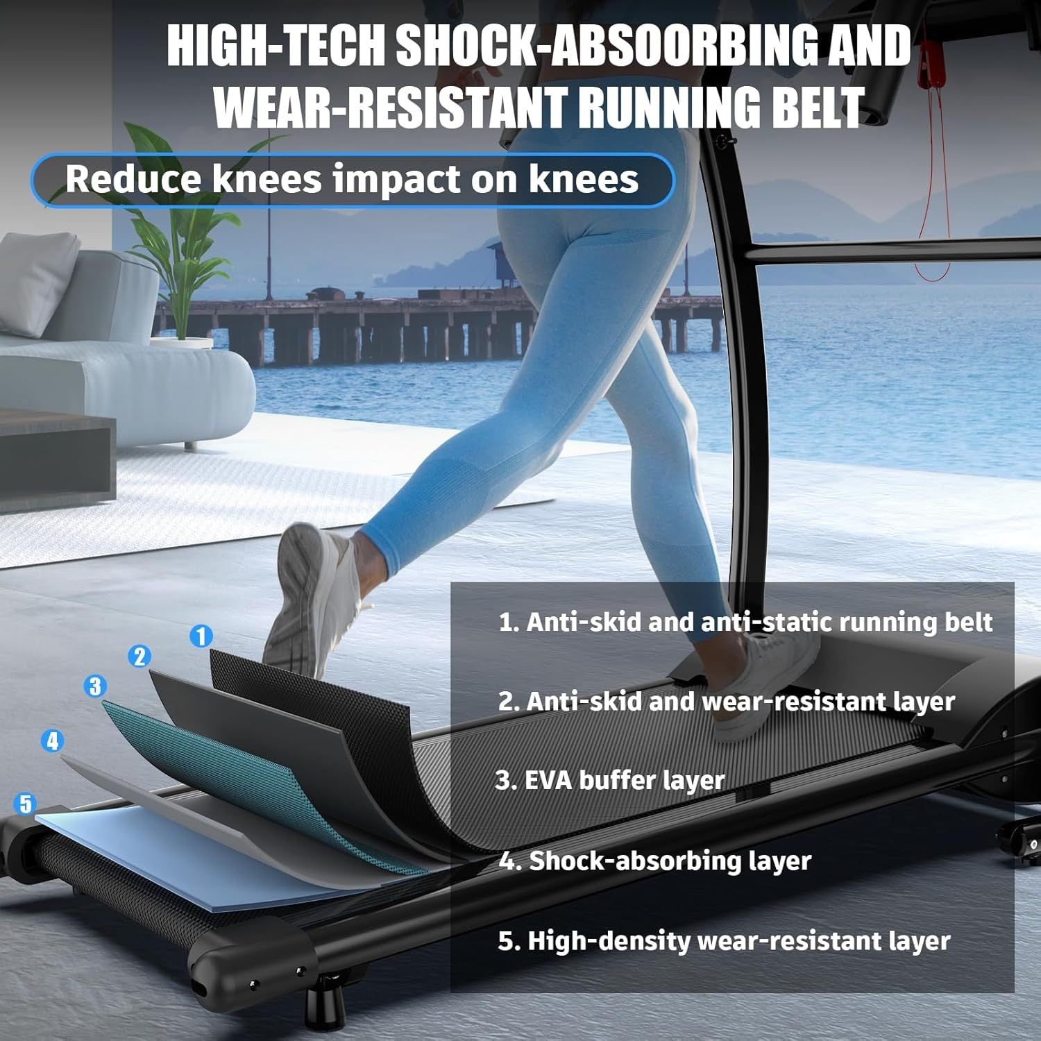 2-in-1 Walking Treadmill Pad With Remote Controller [ Free Shipping 3-5 Day ]